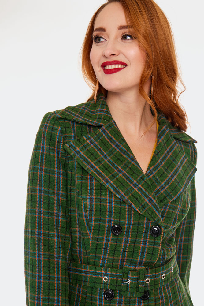 Lace Heart Knit Tie Front Cardigan